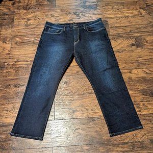 Jos A Bank Mens Reserve Jeans 40 x 30 Traditional Fit Blue Denim